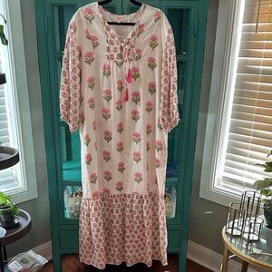 Sunshine Tienda Marigold Copa Floral Maxi Dress like new